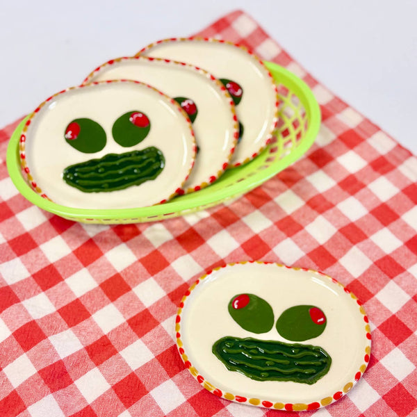 Olive + Pickle Face Tray
