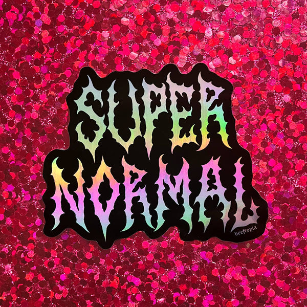 Super Normal Holographic Vinyl Sticker