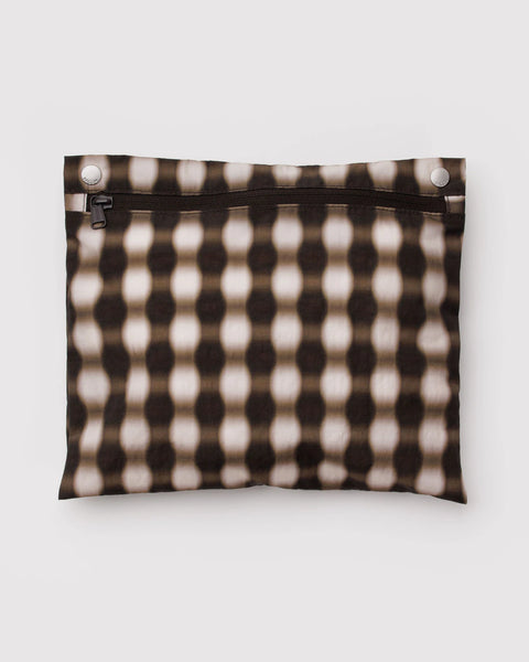Cloud Carry-on - Blurred Gingham Brown