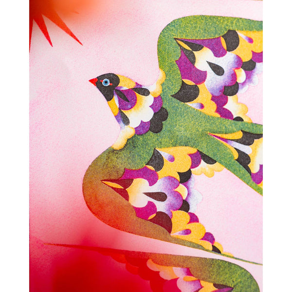 Dance Risograph Print