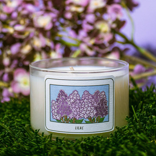Lilac Candle