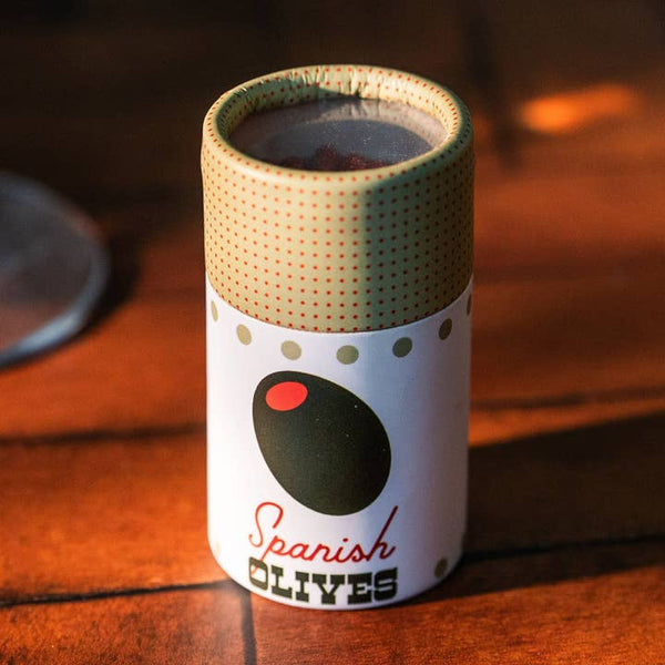 Cocktail Garnish Match Jar - Olives
