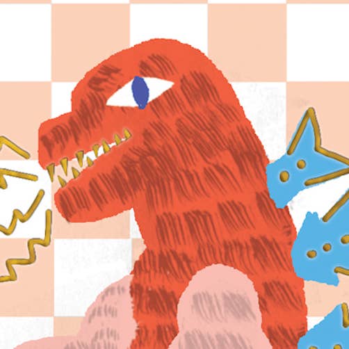 Kaiju Birthday Card