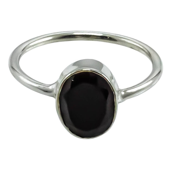 Black Onyx Sterling Silver Ring