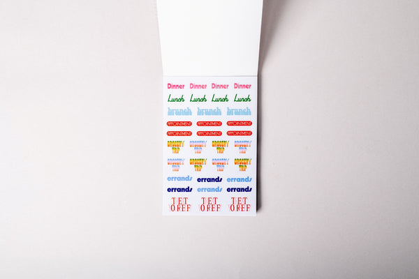 Planner Sticker Book - Issue One