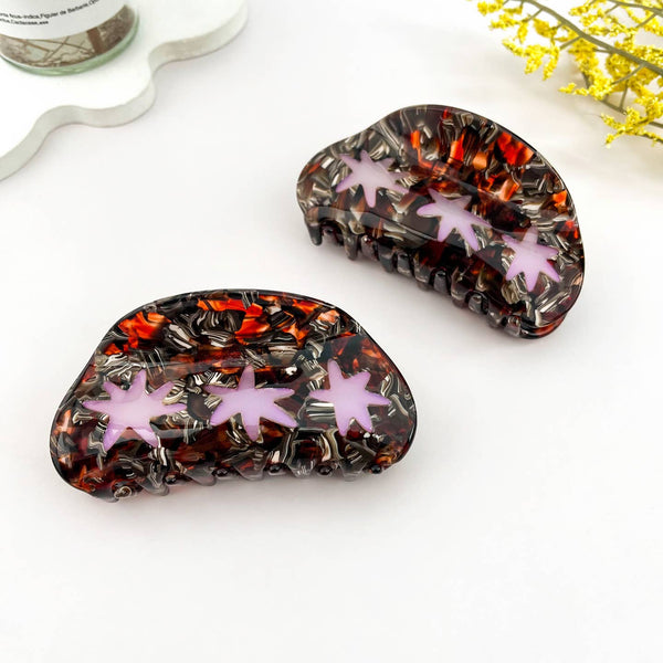 Vintage Star Floral Hair Claw