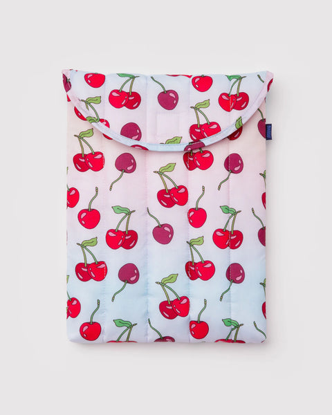 Puffy Laptop Sleeve 13"/14" - Cherries