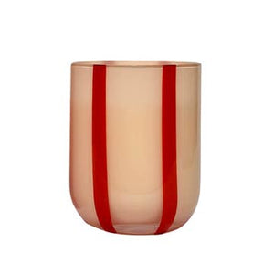 Atina Striped Tumbler - Pink