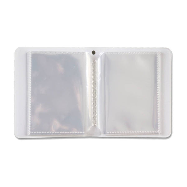 PVC Polaroid Photo Book - Iridescent Seashell Button Swirl