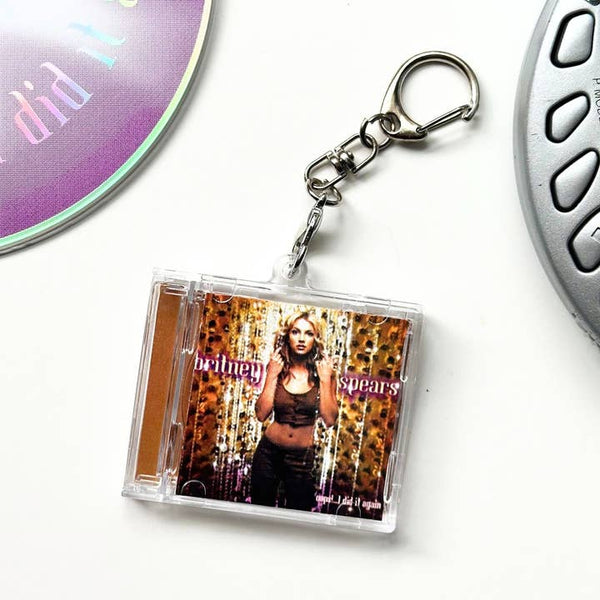 'Hit Clips' Mini CD Case Keychain - Britney Spears