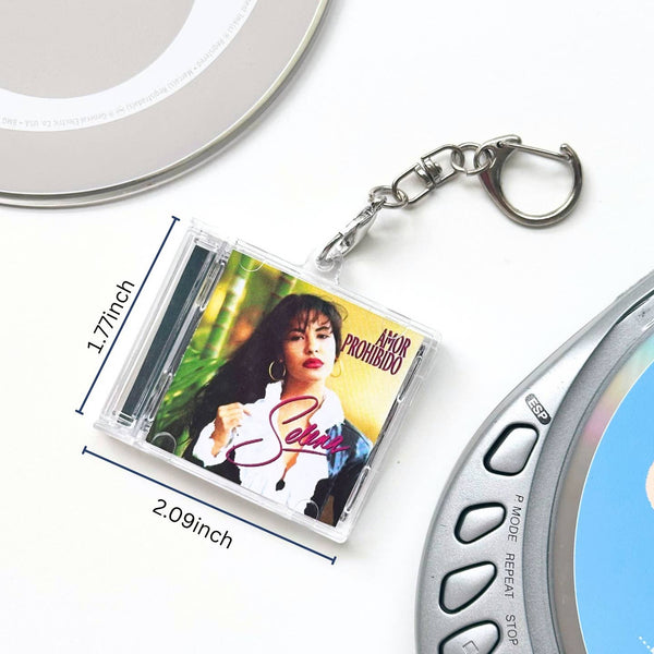 'Hit Clips' Mini CD Case Keychain - Selena: Amor Prohibido