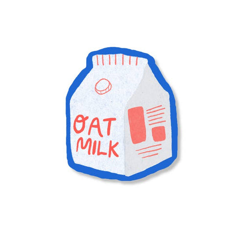 Oat Milk Vinyl Sticker