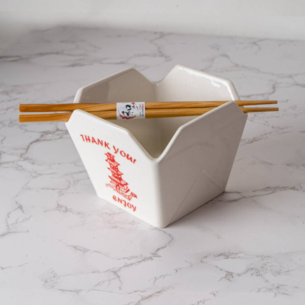 Takeout Box - Serving Bowl with Chopsticks