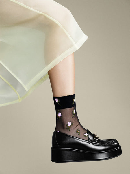 Rosebud Sheer Crew - Blue