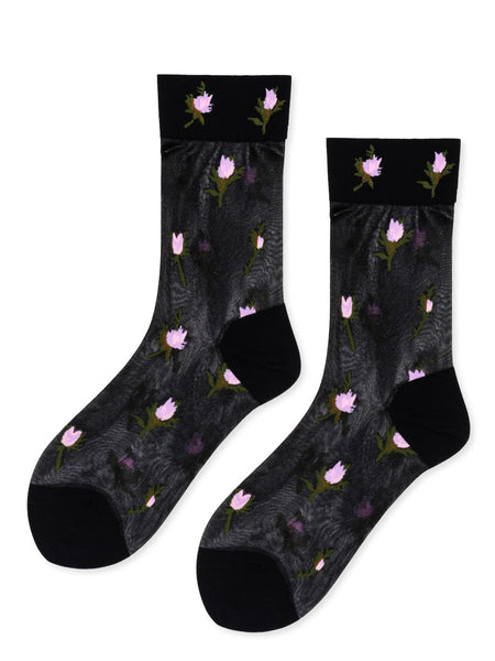 Rosebud Sheer Crew - Blue