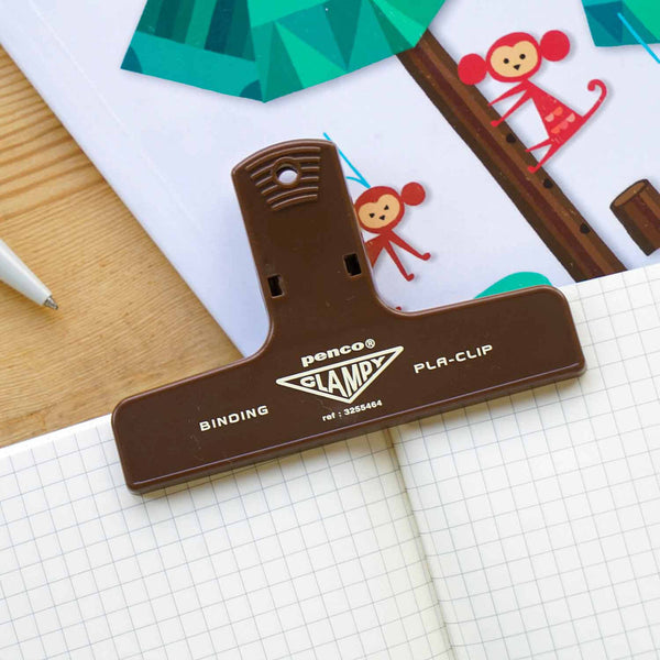 Plastic Clip - Brown