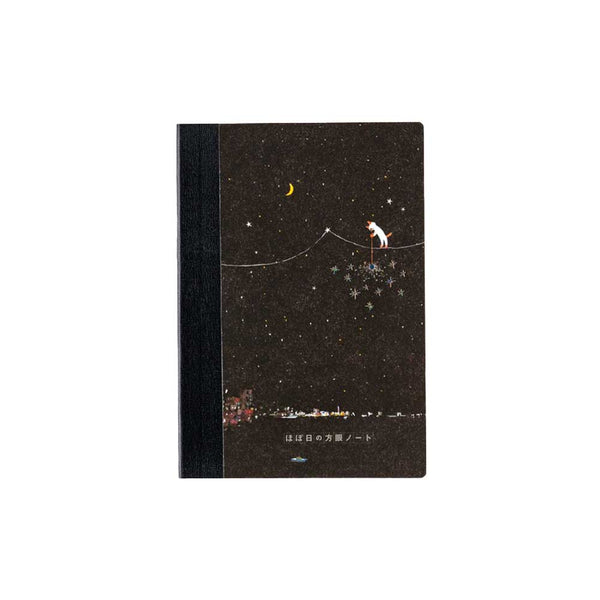 Hobonichi A6 Graph Notebook: Another Night of Falling Star Sparklers