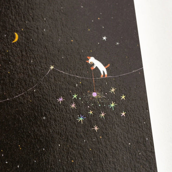 Hobonichi A6 Graph Notebook: Another Night of Falling Star Sparklers