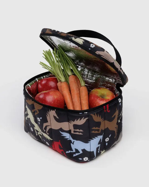 Puffy Lunch Bag - Horse Cut Outs
