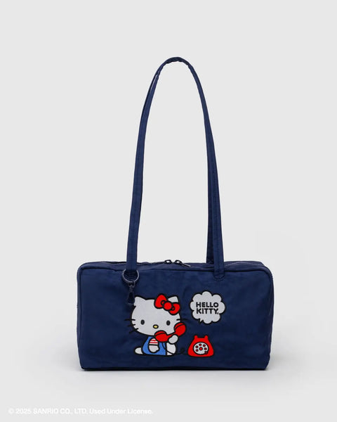 Nylon Bowler Bag - Embroidered Hello Kitty Phone