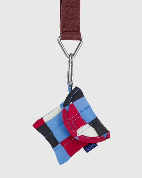 Puffy Earbuds Case - Painted Check