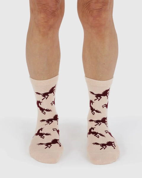 Crew Socks - Horses