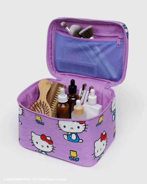 Large Cosmetic Case - Hello Kitty Pink
