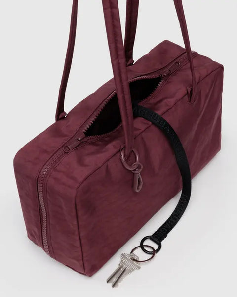 Nylon Bowler Bag - Mahogany