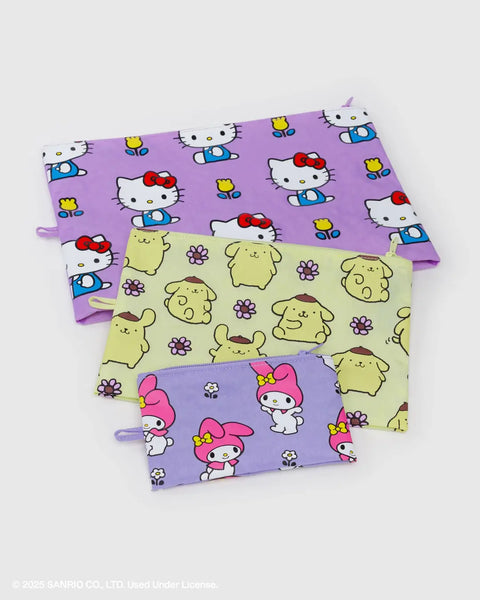 Go Pouch Set - Hello Kitty and Friends Florals