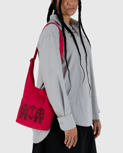 Small Nylon Sling - Embroidered Cowgirl