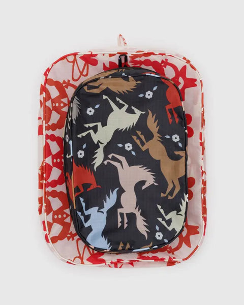 Packing Cube Set - Western Cut Outs