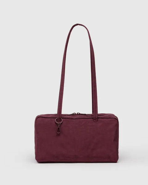 Nylon Bowler Bag - Mahogany