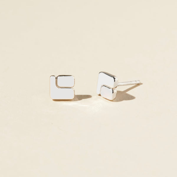 Irving Studs - Sterling Silver