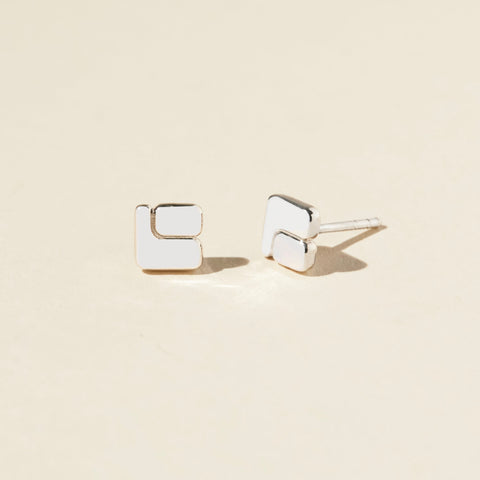 Irving Studs - Sterling Silver