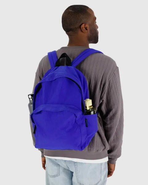Large Nylon Backpack - Lapis