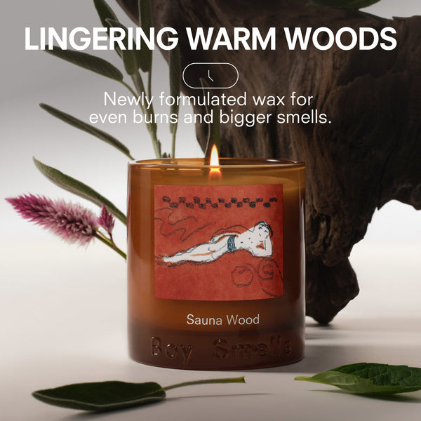 Sauna Wood Candle