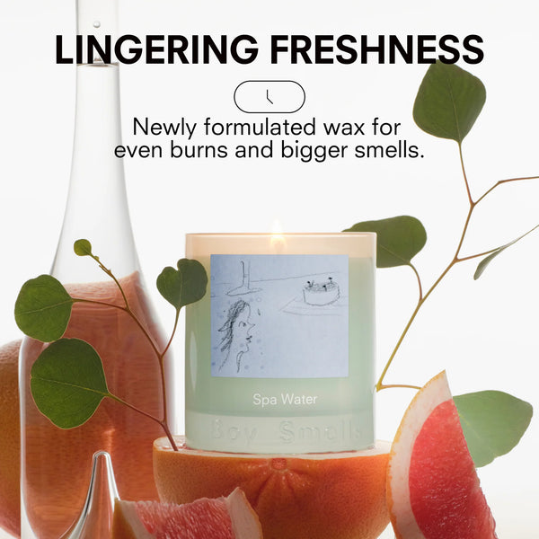 Spa Water Candle