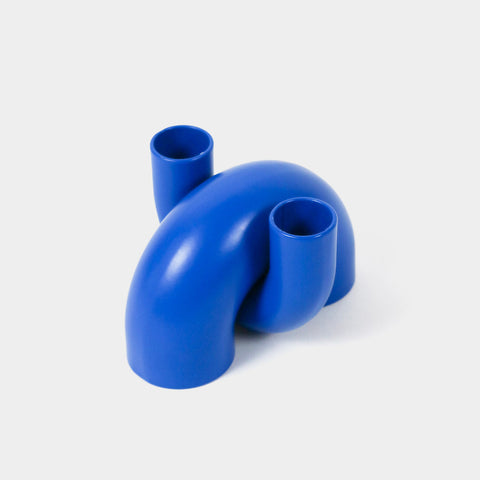 Macaroni 2-in-1 Candleholder - Royal Blue