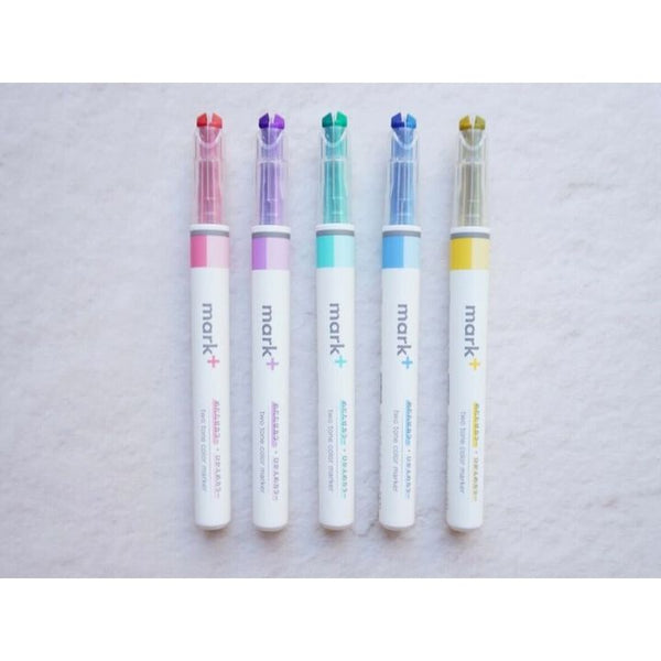 Mark+ Dual Tone Markers - Set of 5