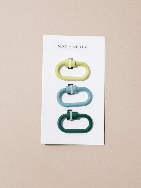 Mini Lock Keychain Set - Pistachio