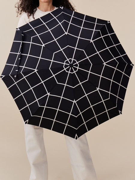 Black Grid Duckhead Umbrella