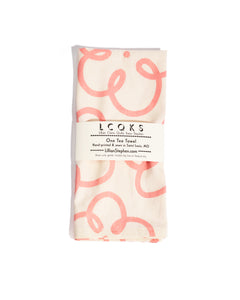Bloom Tea Towel - Pink