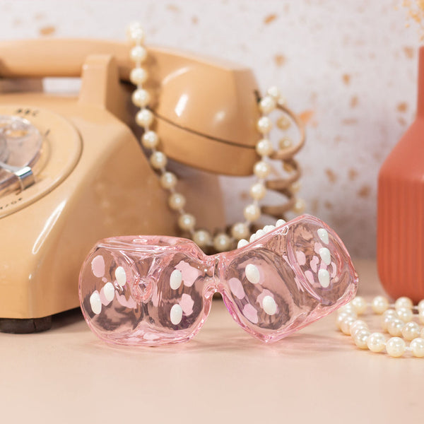 Pink Dice Pipe