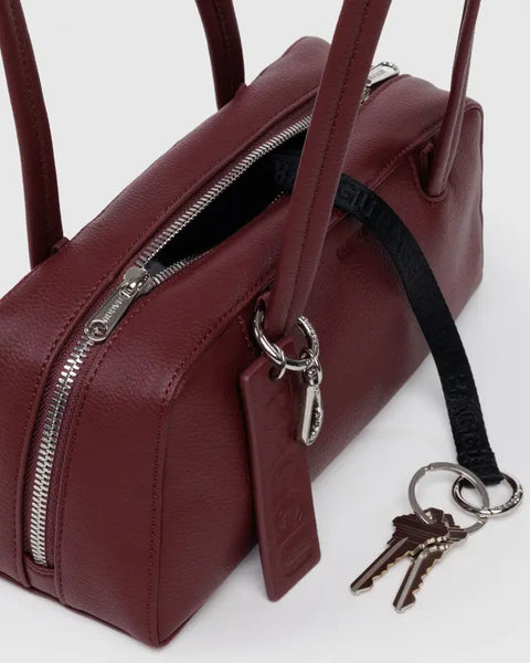 Recycled Leather Bowler - Mahogany