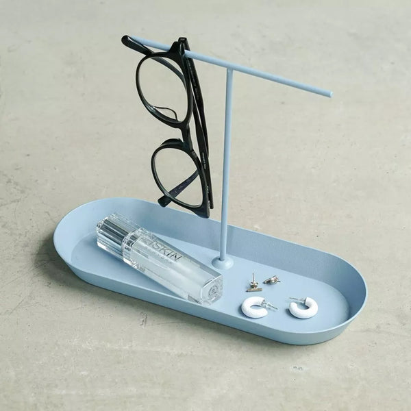 Steel Accessory Tray - Light Blue