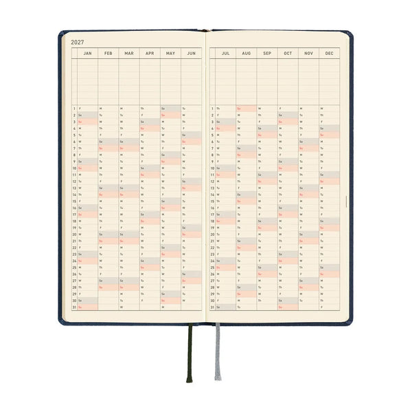 Hobonichi Techo Weeks - Colors: Midnight Blue