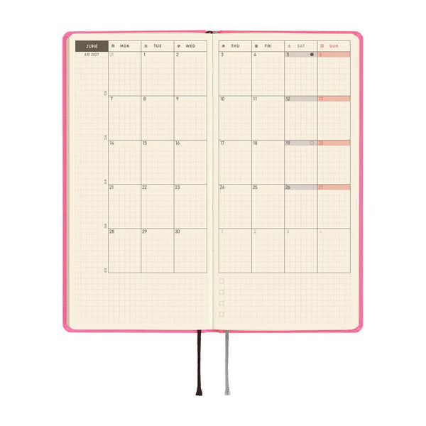 Hobonichi Techo Weeks - Colors: Pink Sapphire