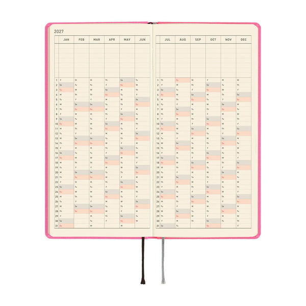Hobonichi Techo Weeks - Colors: Pink Sapphire