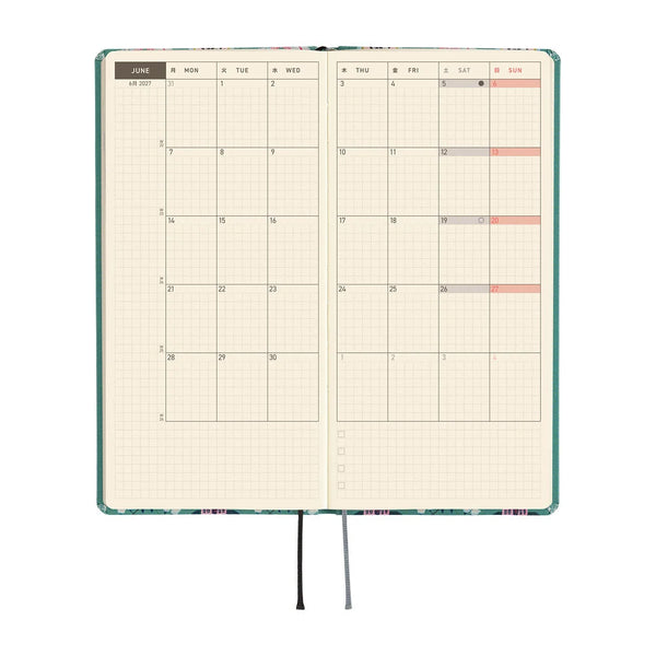 Hobonichi Techo Weeks - Yumi Kitagishi: White Cat Wallpaper