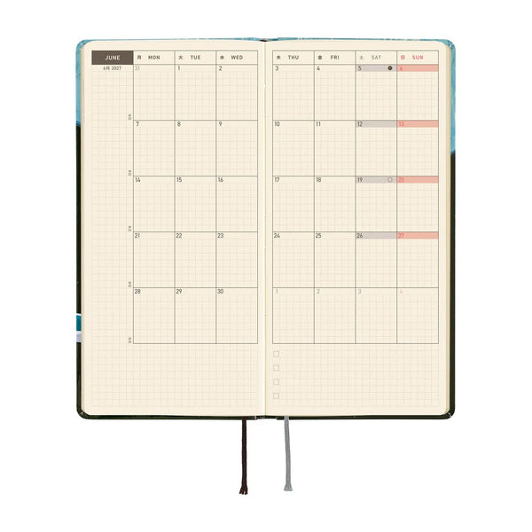 Hobonichi Techo Weeks - Hiroko Kubota: Meteor Shower in the Light Blue Forest